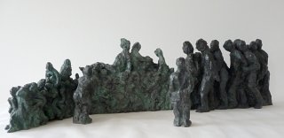 Menschengruppen in Bronze, 2013